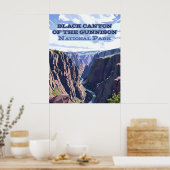 Black Canyon des Gunnison National Park CO Poster (Küche)