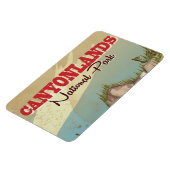 Black Canyon des Gunnison Vintage Travel Poster Magnet (Linke Seite)