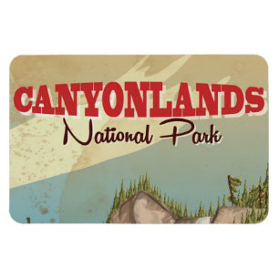 Black Canyon des Gunnison Vintage Travel Poster Magnet