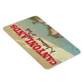 Black Canyon des Gunnison Vintage Travel Poster Magnet (Rechte Seite)