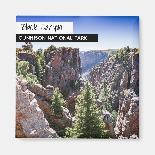 Black Canyon, Gunnison National Park Colorado Magnet (Vorne)