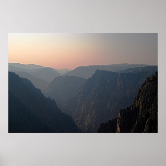 Black Canyon Morning Poster (Vorne)