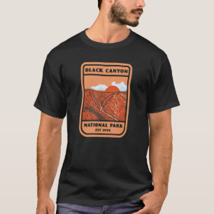 Black Canyon Nationalpark Vintages Abzeichen T-Shirt