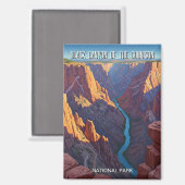 Black Canyon of the Gunnison National Park Travel Magnet (Vorderseite/Rückseite)