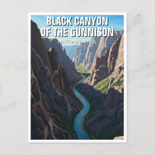 Black Canyon of the Gunnison National Park Travel Postkarte