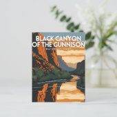 Black Canyon of the Gunnison National Park Travel Postkarte (Stehend Vorderseite)