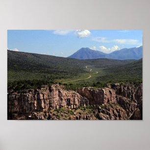 Black Canyon Road in Colorado Poster