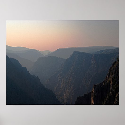 Black Canyon Sunrise Poster (Vorne)