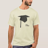 Black Cap Tassel Jahr Abschluss Shirts (Vorderseite)