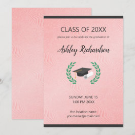 Black Cap und Laurel Einladung