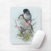 Black Cap Warblers Mousepad (Mit Mouse)