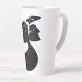 Black Cape Art Nouveau Milchtasse (Rechte Ecke)