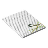 Black Capped Chickadee Bird Individuelle Name Line Notizblock (angewinkelt)