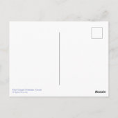 Black Capped Chickadee Perching Birds Kanada Postkarte (Rückseite)