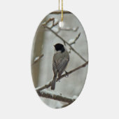 Black Capped Chickadee Weihnachtsschmuck (Rechts)