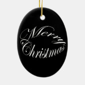 Black Capped Chickadee Weihnachtsschmuck (Hinten)