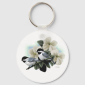 Black Capped Chickadees Schlüsselanhänger (Vorderseite)