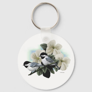 Black Capped Chickadees Schlüsselanhänger