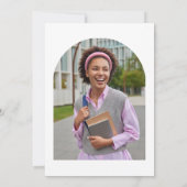 Black caps nurse pinning ceremony einladung (Rückseite)