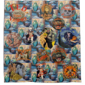 Black Captain Dan Skins Albuquerque NM Duschvorhang (Vorderseite)