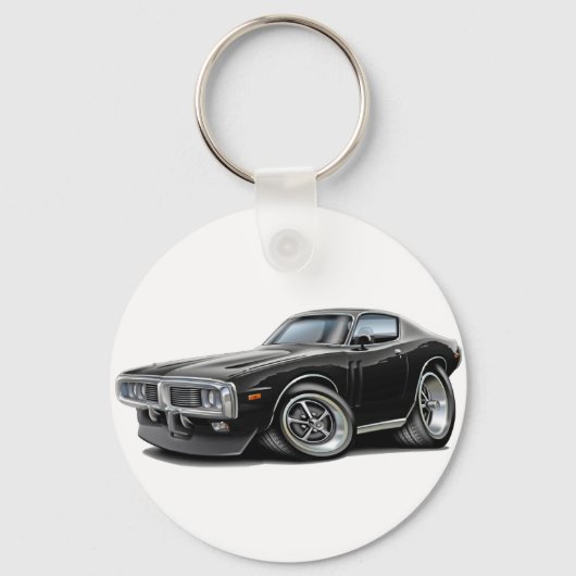 Black Car-Ladegerät 1973-74 Schlüsselanhänger (Vorderseite)