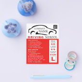 Black Car Logo, Driving School, Instructor Advert Flyer (Einzeln)