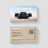 Black Car Rental Service Brown Visitenkarte