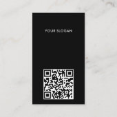 Black Carbon Fiber Gold Luxus Mietwagen Chauffeur Visitenkarte (Rückseite)