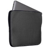 Black Carbon Fiber Stil Print Background Laptopschutzhülle (Vorne Rechts)