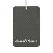 Black Carbon Fiber Style Autolufterfrischer (Vorderseite)