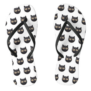 Black Cat 3D Inspiriert Badesandalen