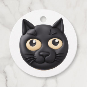 Black Cat 3D Inspiriert Geschenkanhänger