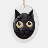 Black Cat 3D Inspiriert Keramik Ornament (Rechts)