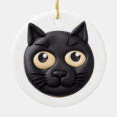 Black Cat 3D Inspiriert Keramik Ornament (Hinten)