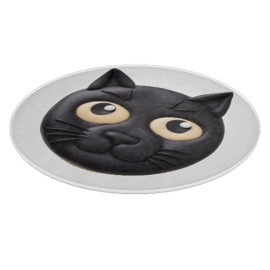 Black Cat 3D Inspiriert Schneidebrett (Ecke)