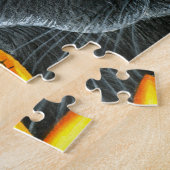 Black Cat 510 ladybug-gelbe Blume Puzzle (Seite)