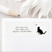 Black Cat Address Labels (Insitu)