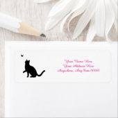 Black Cat Address Labels (Insitu)