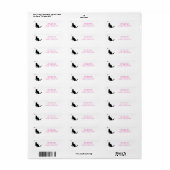 Black Cat Address Labels (Vorne)