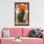 Black Cat, Alexandre Steinlen Leinwanddruck (Insitu (Wohnzimmer))