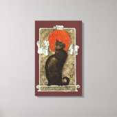 Black Cat, Alexandre Steinlen Leinwanddruck (Vorderseite)