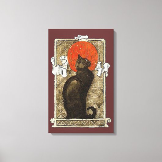 Black Cat, Alexandre Steinlen Leinwanddruck (Vorderseite)