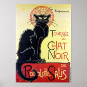 Black Cat, Alexandre Steinlen Poster (Vorne)