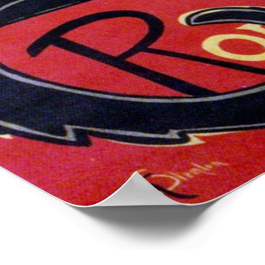 Black Cat, Alexandre Steinlen Poster (Ecke)