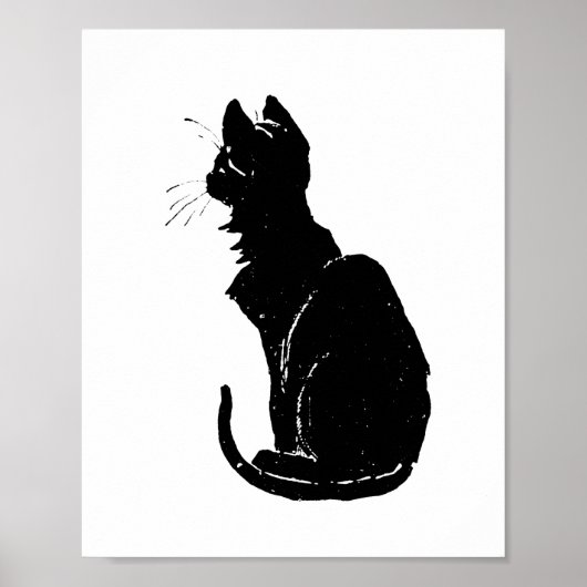 Black Cat, Alexandre Steinlen Poster (Vorne)