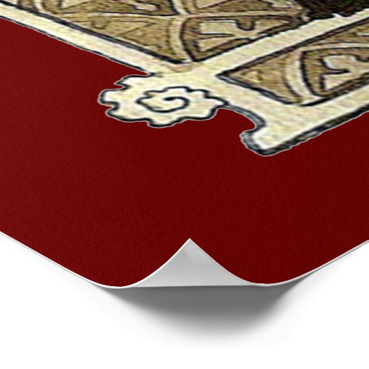 Black Cat, Alexandre Steinlen Poster (Ecke)