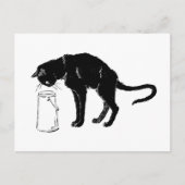 Black Cat, Alexandre Steinlen Postkarte (Vorderseite)
