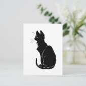 Black Cat, Alexandre Steinlen Postkarte (Stehend Vorderseite)