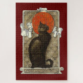 Black Cat, Alexandre Steinlen Puzzle (Vertikal)