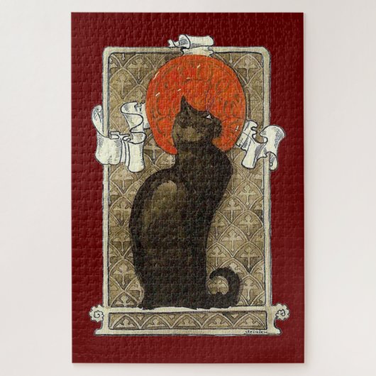 Black Cat, Alexandre Steinlen Puzzle (Vertikal)